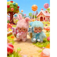 294270+80 Monchhichi Baby Bebichhichi OTONALAB Mascot Angel Bear + Fairy Rabbit